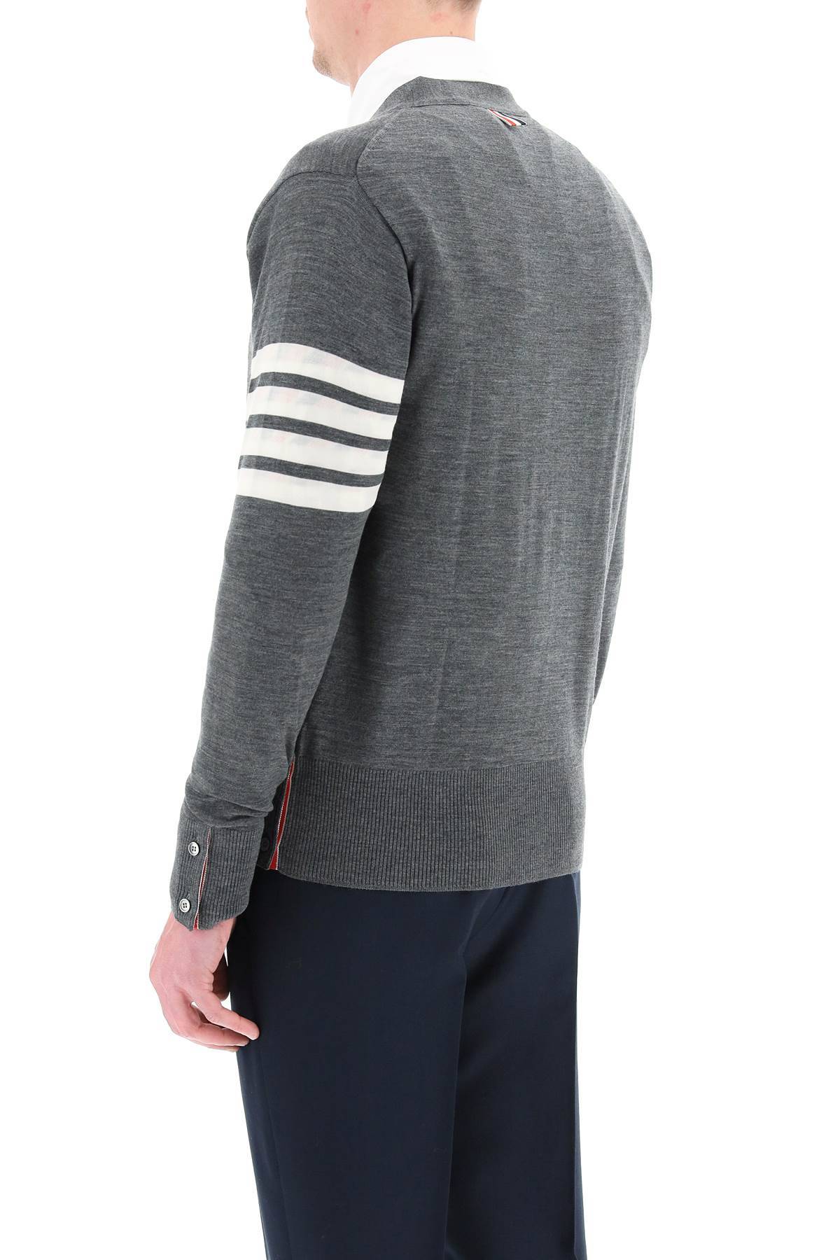 THOM BROWNE 4-bar cardigan