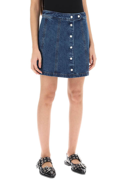 A.P.C. poppy denim mini skirt