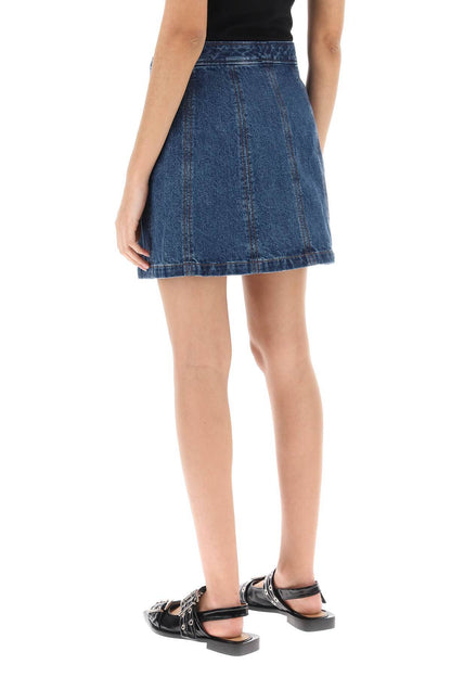 A.P.C. poppy denim mini skirt