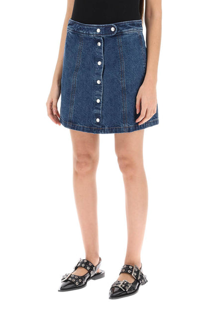 A.P.C. poppy denim mini skirt