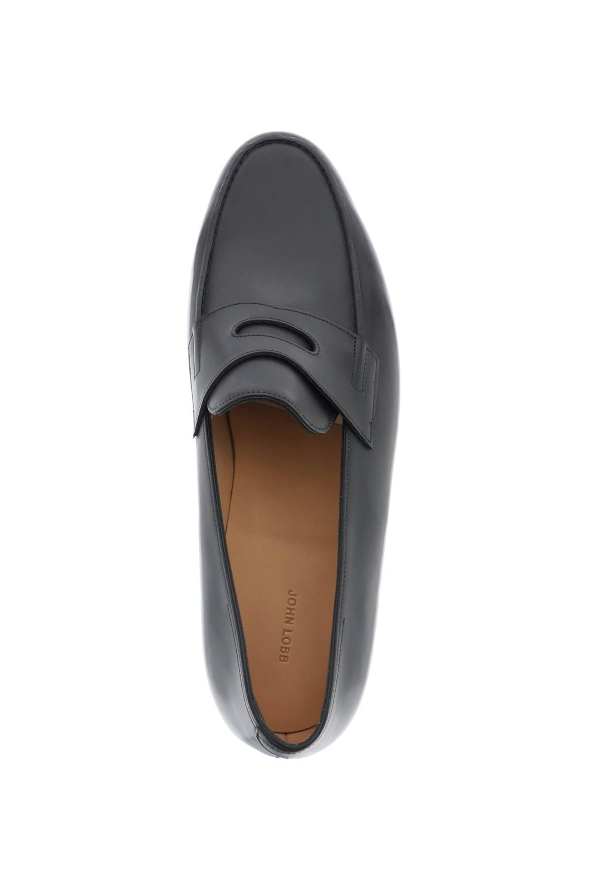 JOHN LOBB leather lopez loafers