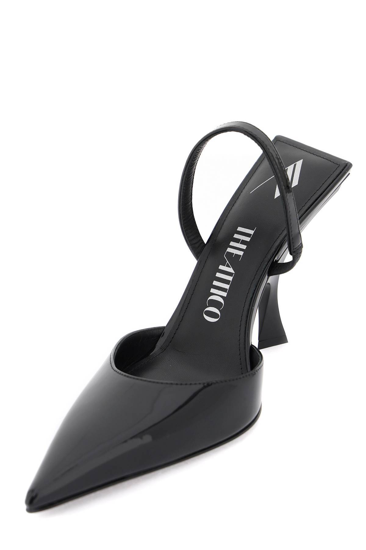 THE ATTICO faux leather slingback pumps