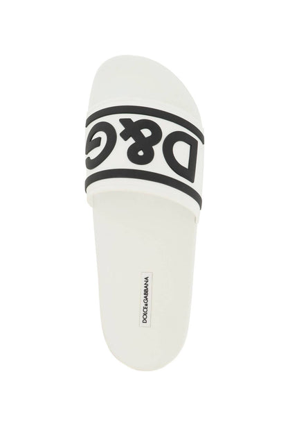 DOLCE & GABBANA logoed slides