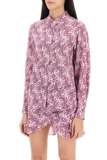 ISABEL MARANT ilda floral georgette shirt