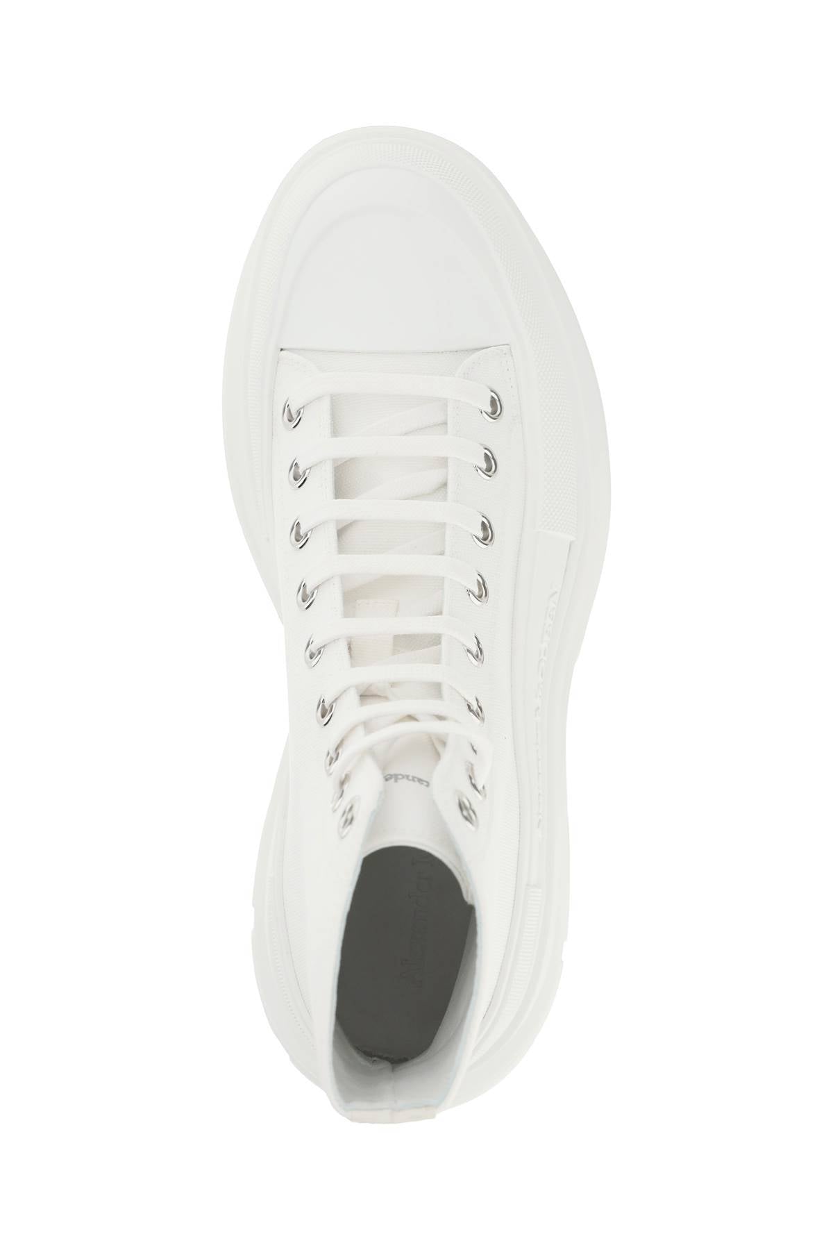 ALEXANDER MCQUEEN tread sleek high-top snekaers