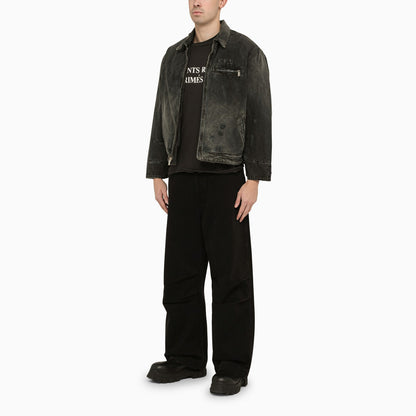 Enfants Riches Déprimés Black Washed Cotton Jacket