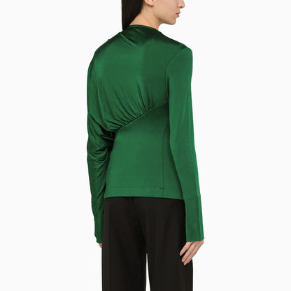 Victoria Beckham Emerald Green Viscose Sweater