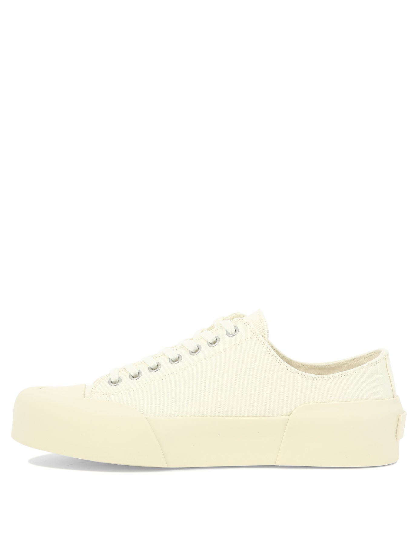 Jil Sander Low Top Canvas Sneakers