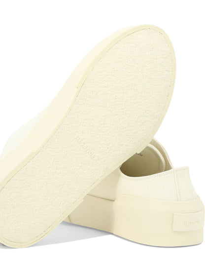 Jil Sander Low Top Canvas Sneakers