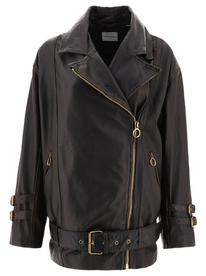 Pinko Bora Leather Jacket