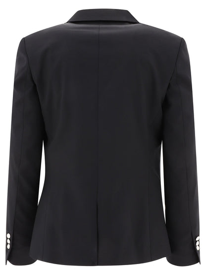 Balmain Single Breasted Wool Blazer