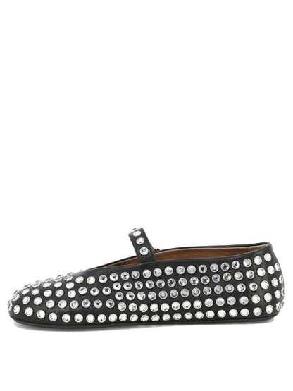 Alaïa Strass Ballet Flats