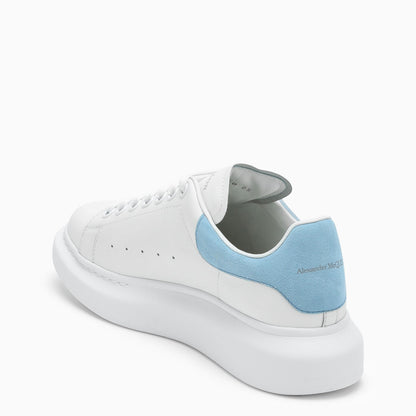 Alexander Mc Queen White And Power Blue Oversized Sneakers