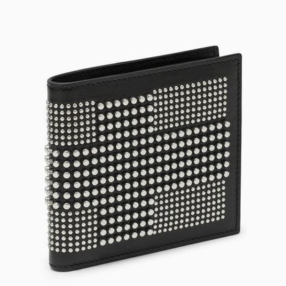 Alexander Mc Queen Black Studded Leather Wallet