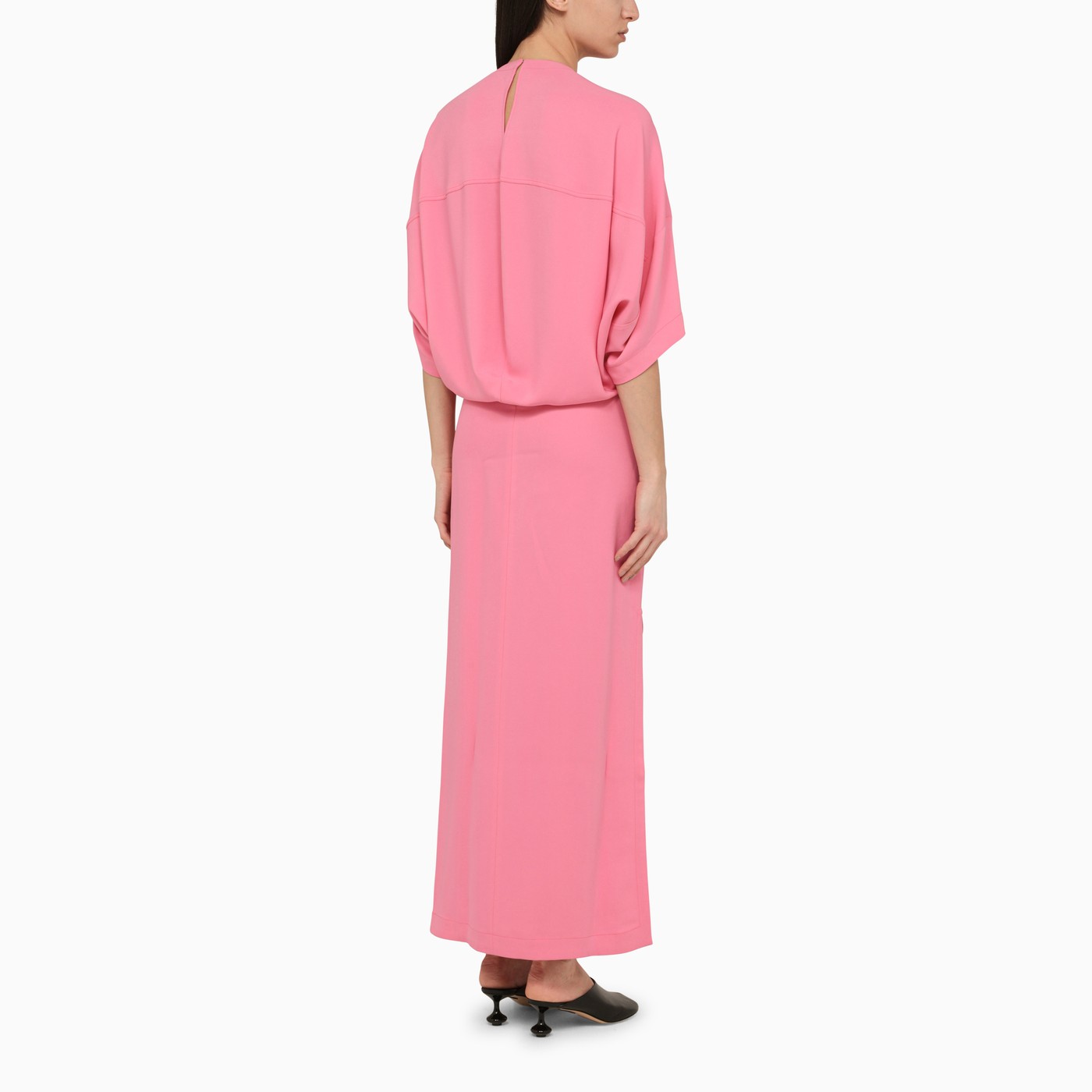 Stella Mc Cartney Pink Viscose Long Dress