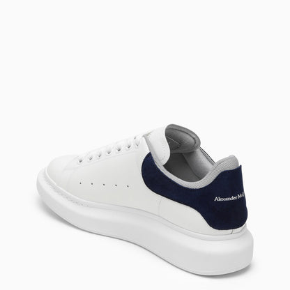 Alexander Mc Queen White And Blue Navy Oversized Sneakers