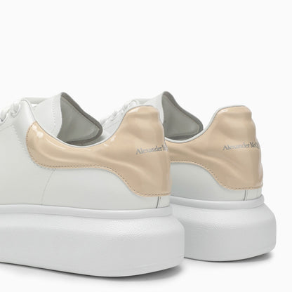 Alexander Mc Queen White And Oyster Oversized Sneakers