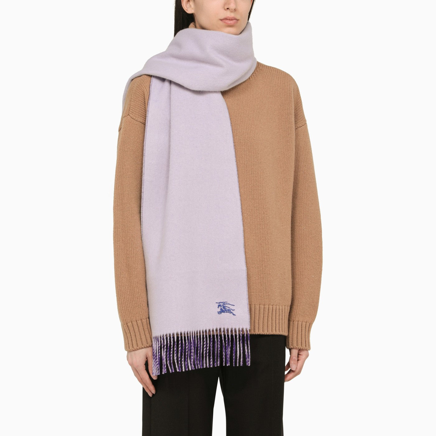 Burberry Cashmere Logo Scarf