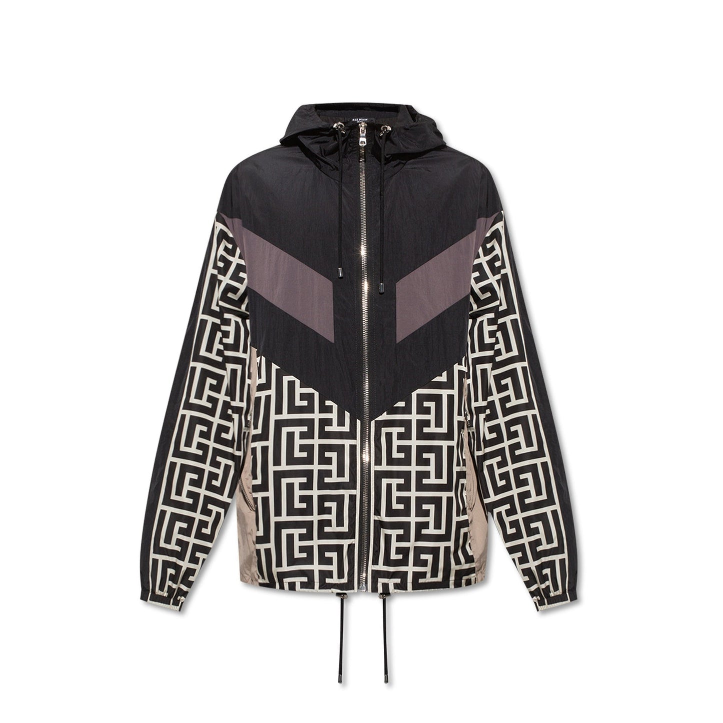 Balmain Nylon Monogram Jacket