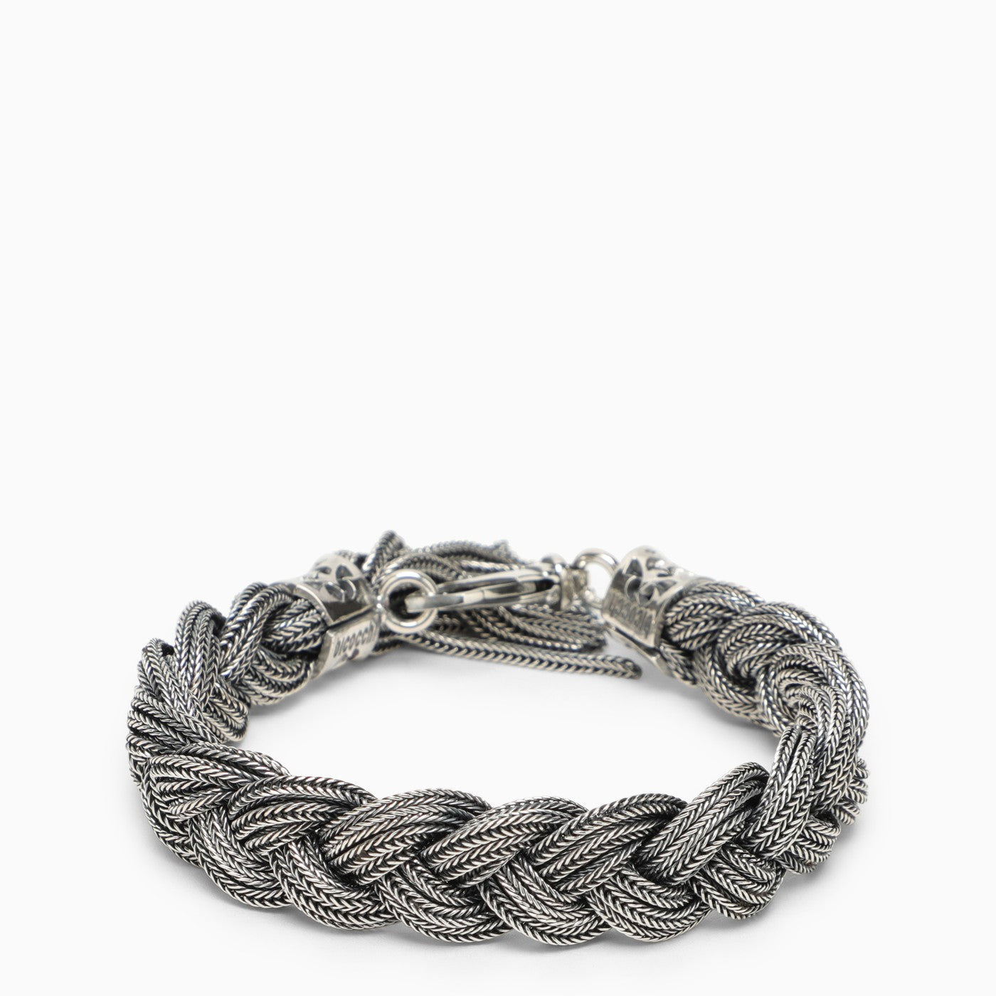 Emanuele Bicocchi Silver 925 15 Strand Bracelet