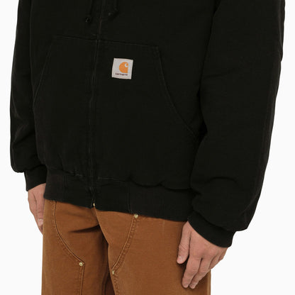 Carhartt Wip Black Hoodie With Logo