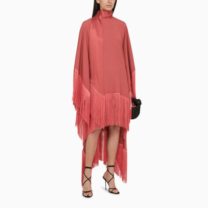 Taller Marmo Mrs. Ross Dress With Fringes Peony Coloured