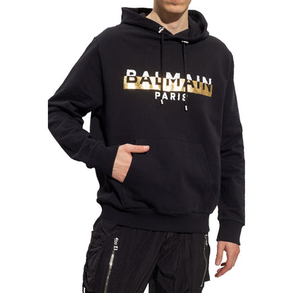 Balmain Logo Hooded Sweatshirt