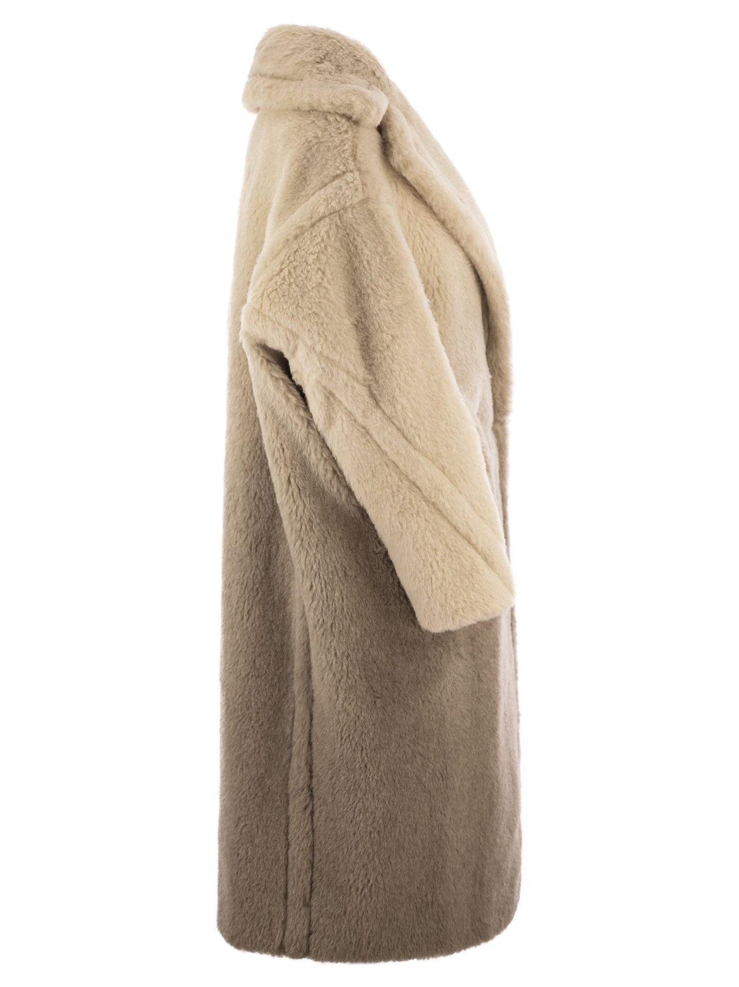 Max Mara Cat Teddy Bear Icon Coat In Wool And Alpaca