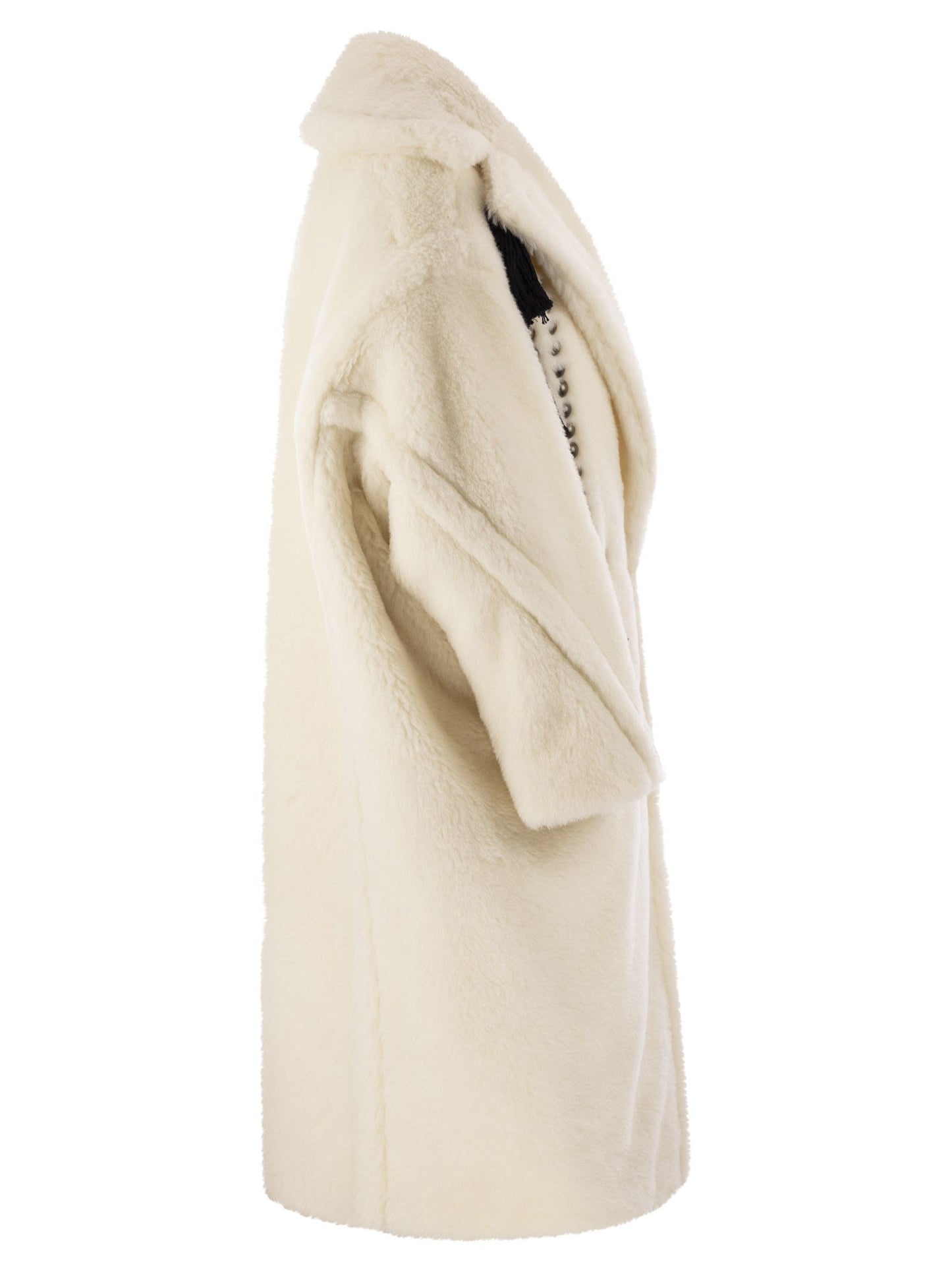 Max Mara Demetra Teddy Bear Icon Coat In Alpaca And Wool