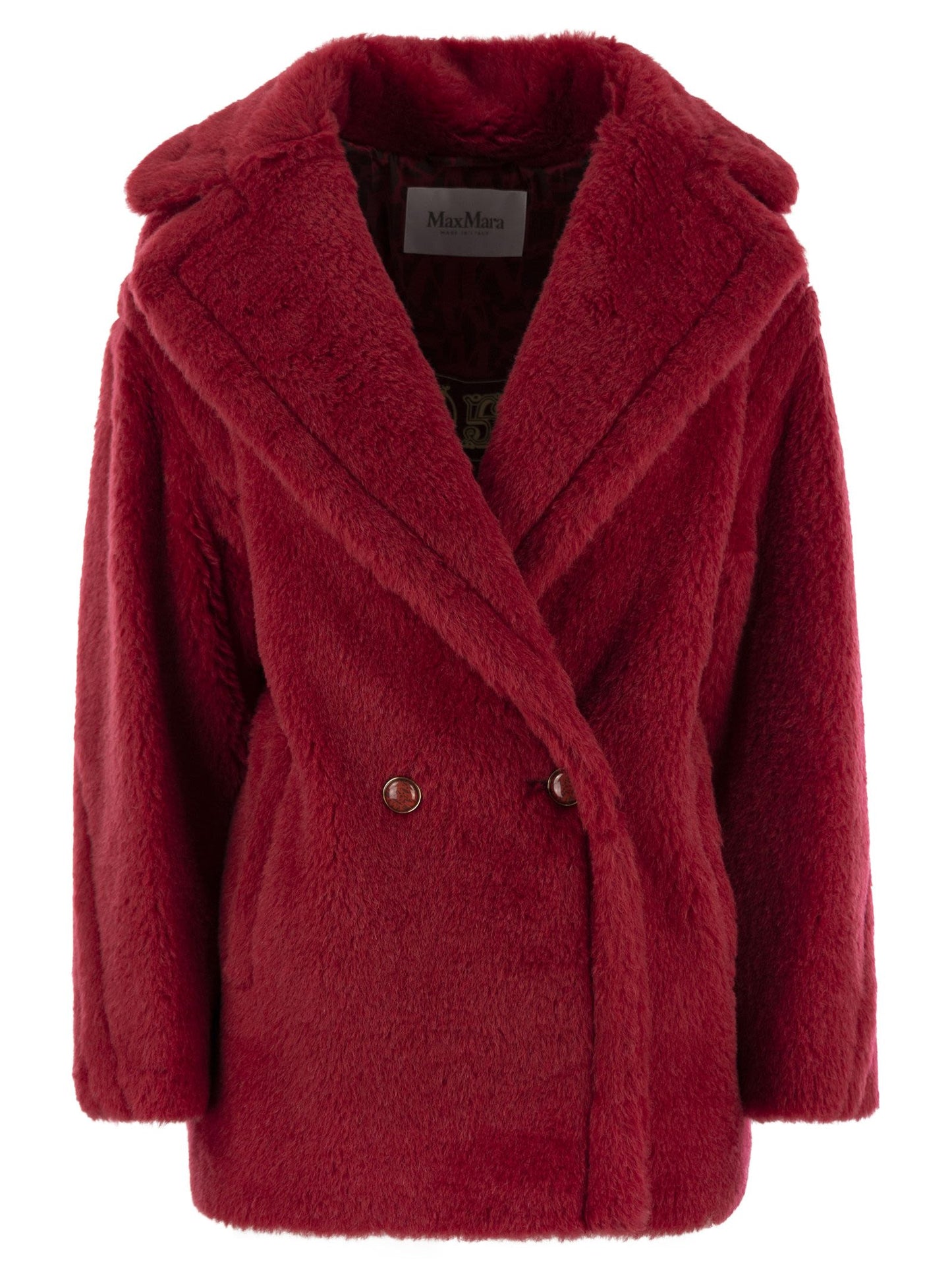 Max Mara Frais Teddy Fabric Short Coat