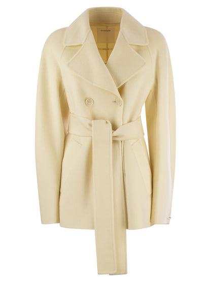 Sportmax Umano Short Cashmere Blend Dressing Gown Coat