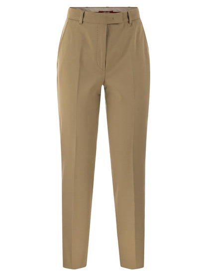 Max Mara Studio Ananas Viscose Jersey Trousers