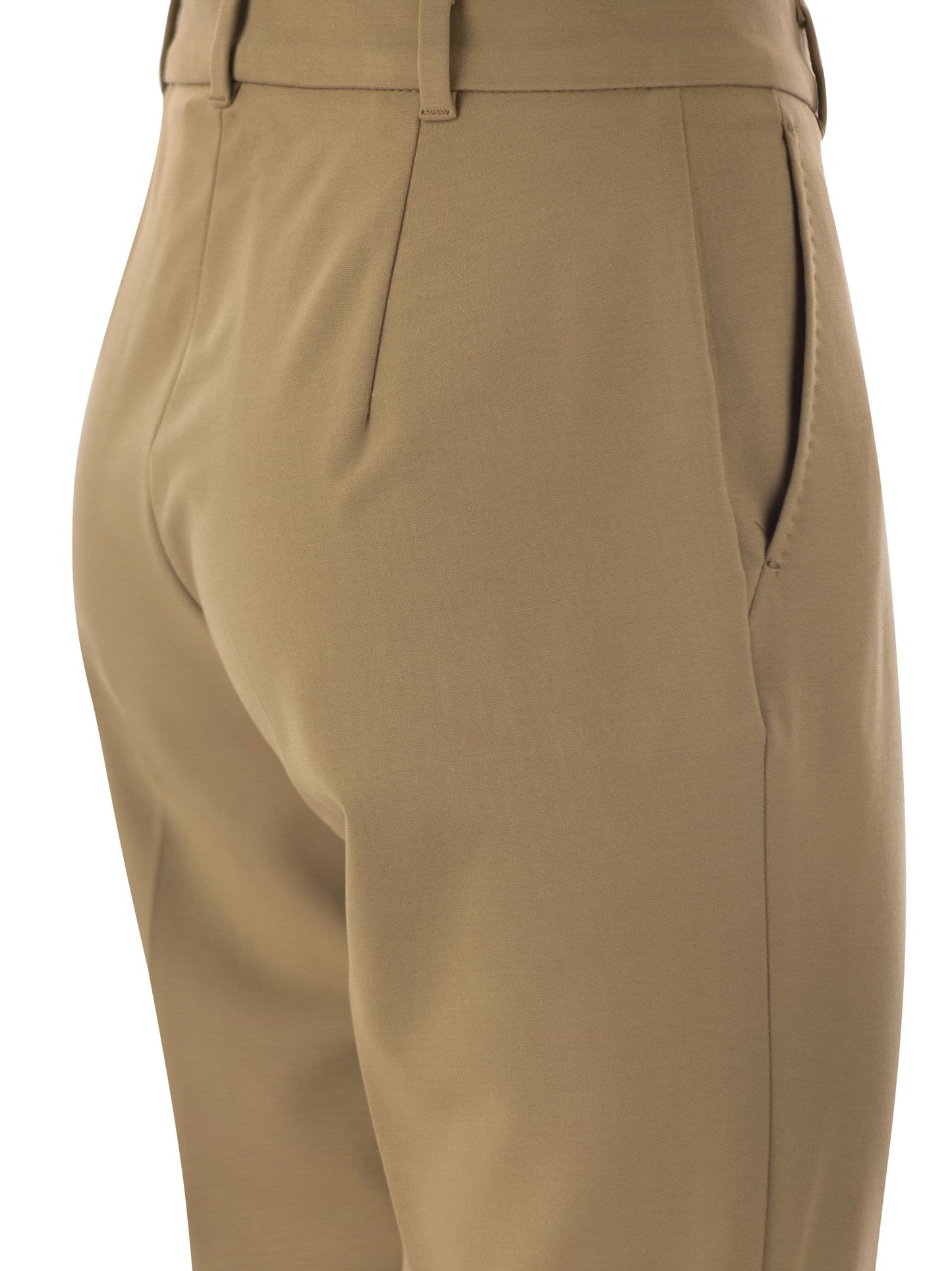 Max Mara Studio Ananas Viscose Jersey Trousers