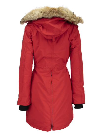 Canada Goose Rossclair Parka With Hood And Fur Coat