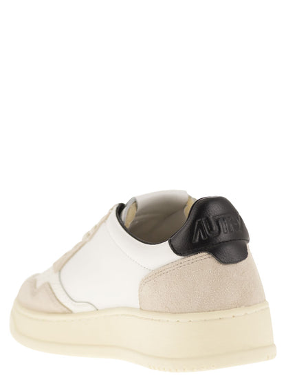 Autry Medalist Low Leather And Suede Sneakers