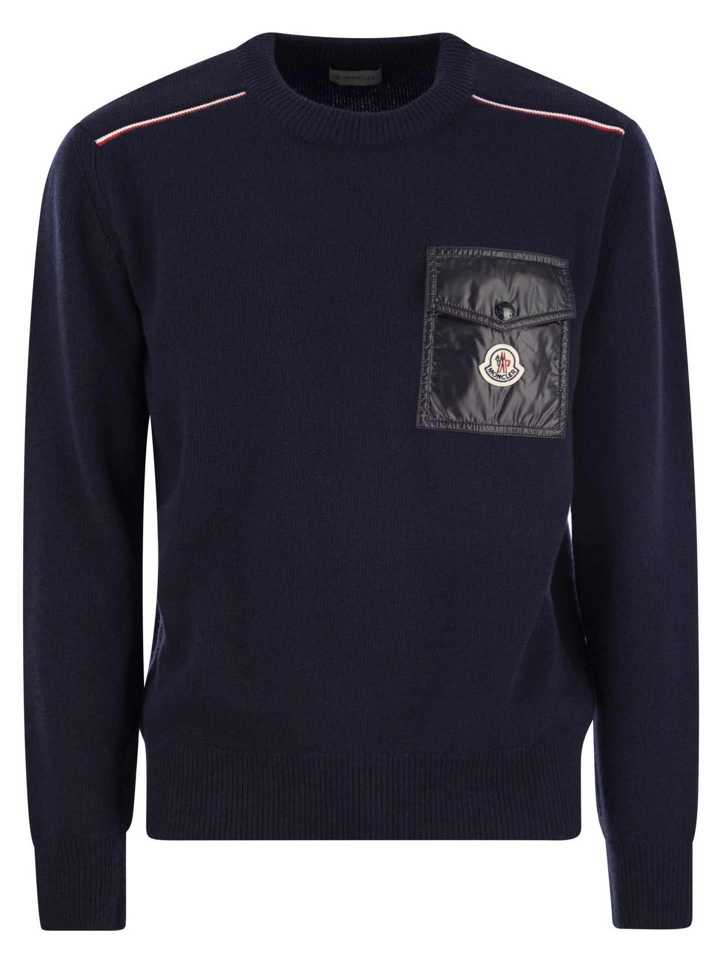 Moncler Wool Jumper With Pocket