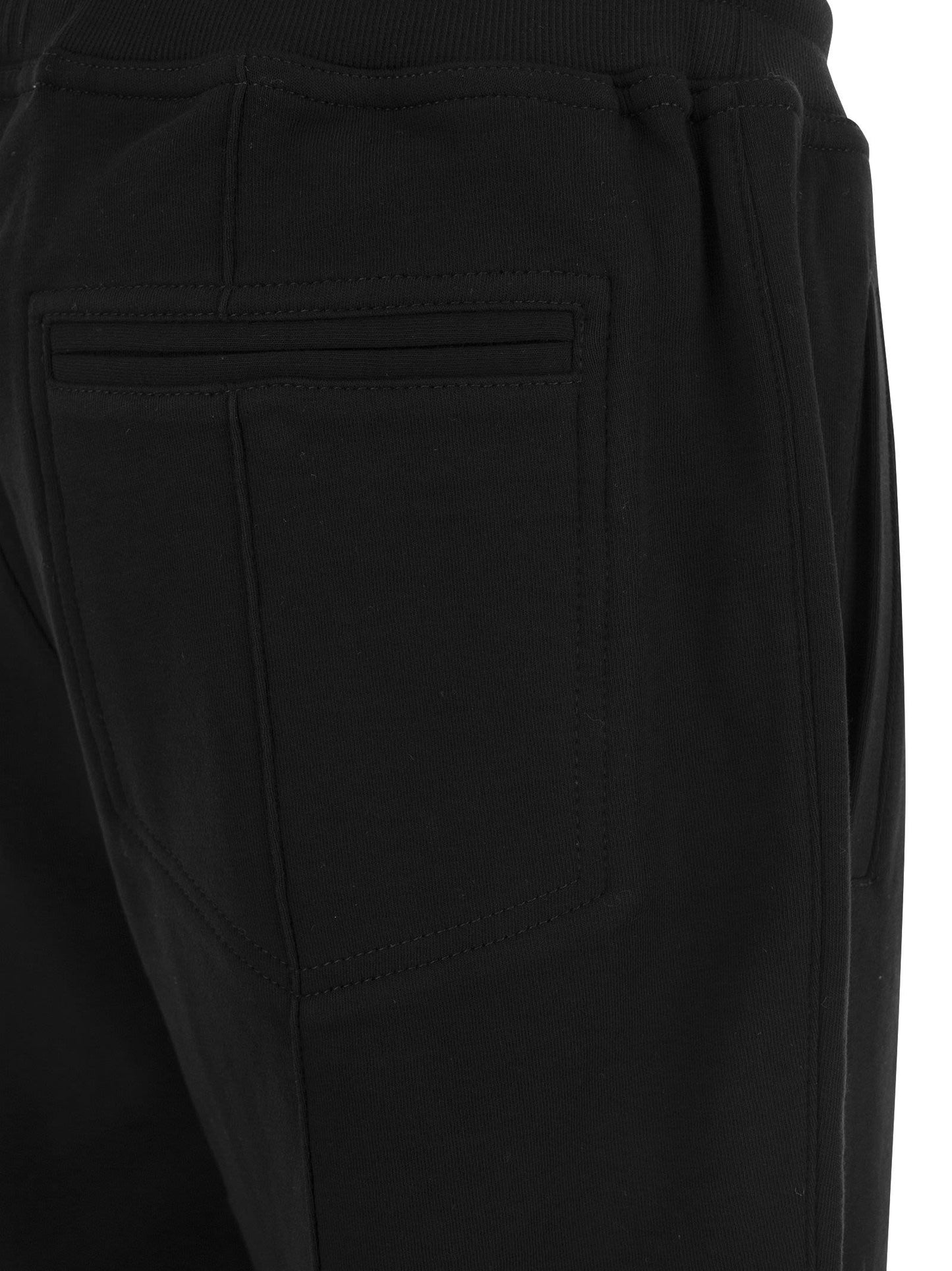 Brunello Cucinelli Techno Cotton Fleece Trousers With Crête