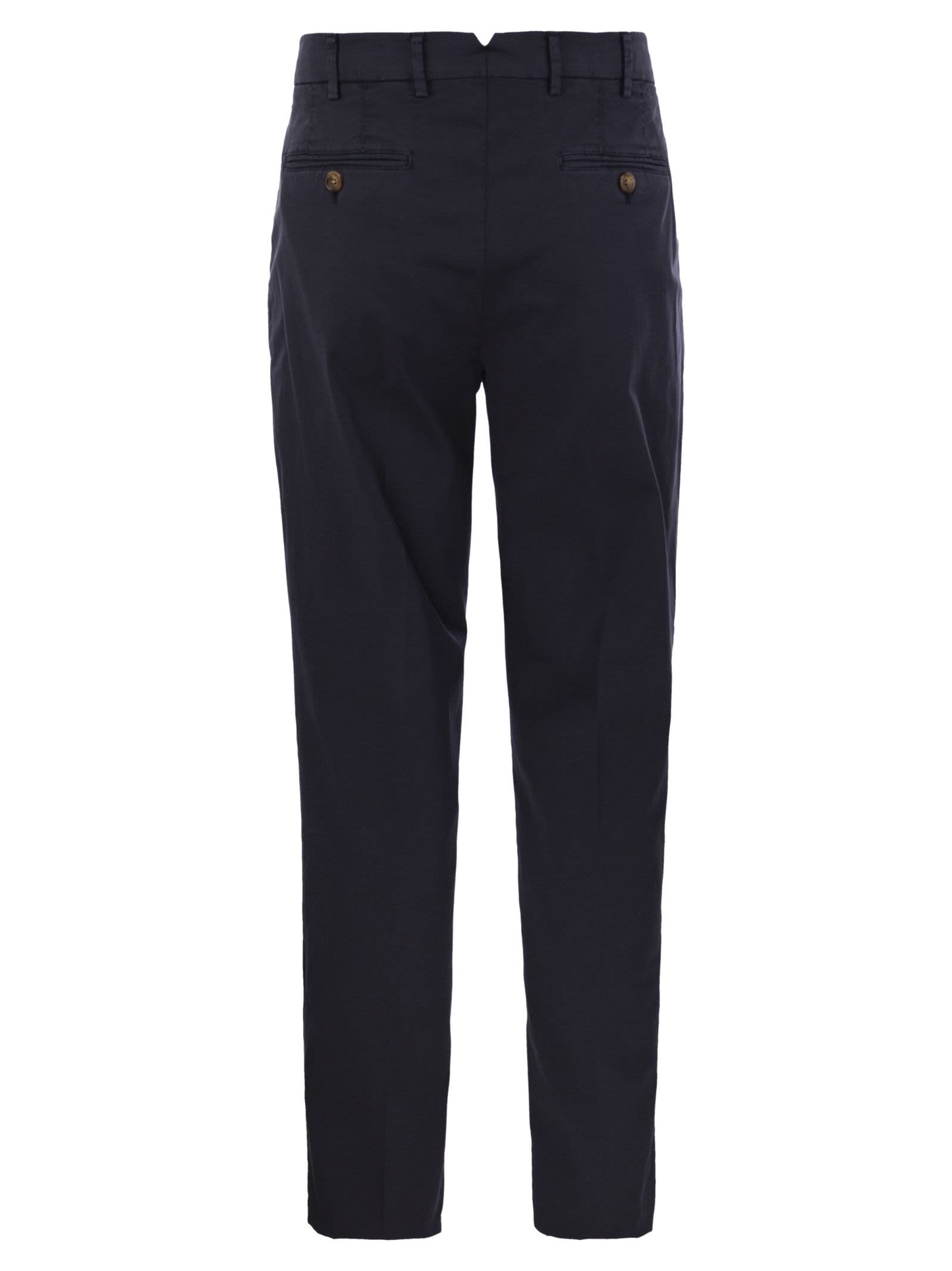 Brunello Cucinelli Italian Fit Cotton Gabardine Trousers