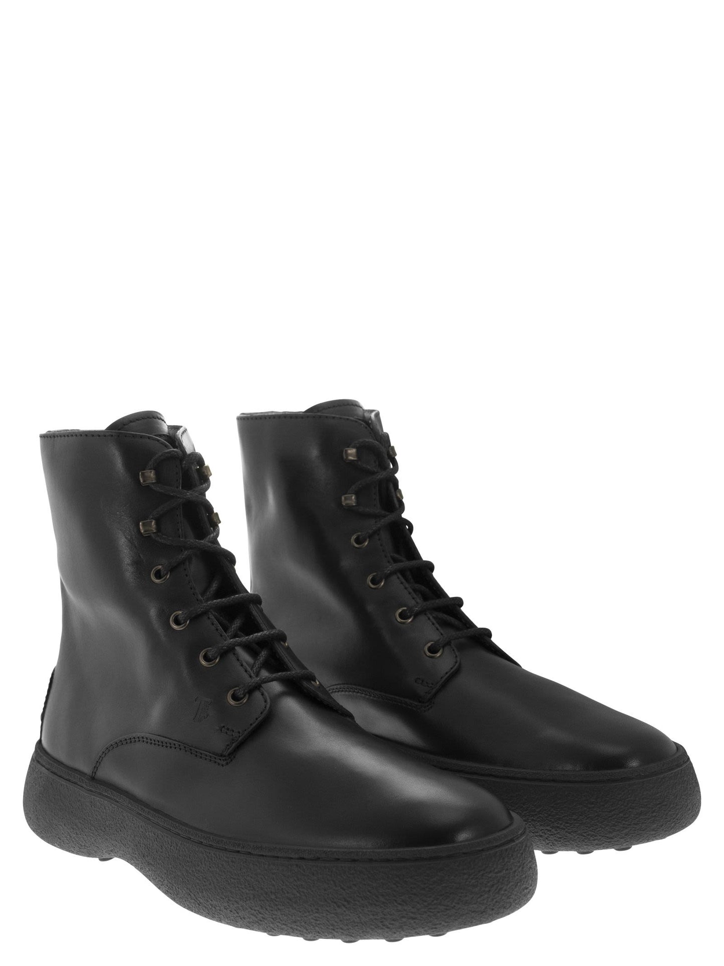 Tod's Leather Lace Up Boot