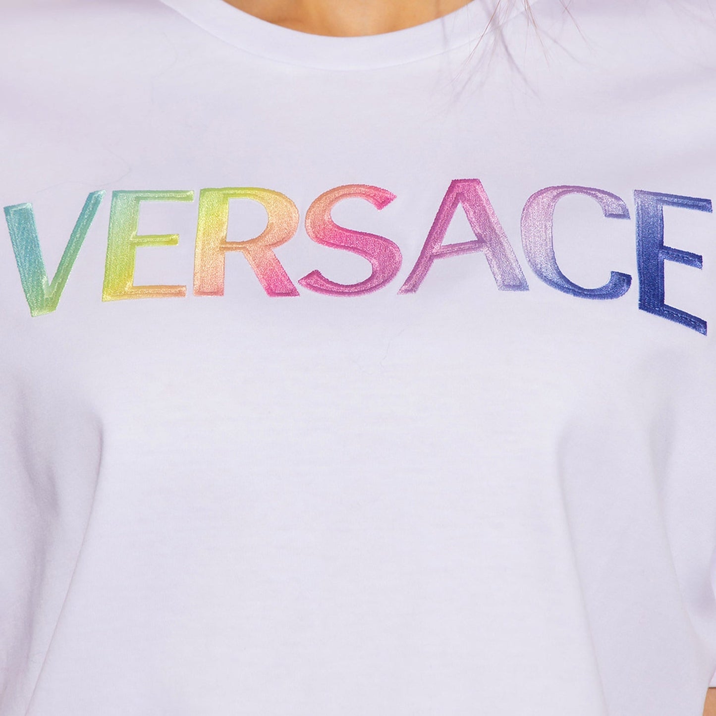 Versace Versace Cotton Logo T Shirt