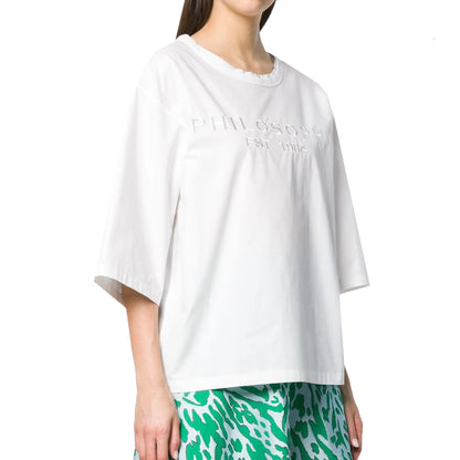 Philosophy Di Lorenzo Serafini Philosophy Oversized Logo T Shirt