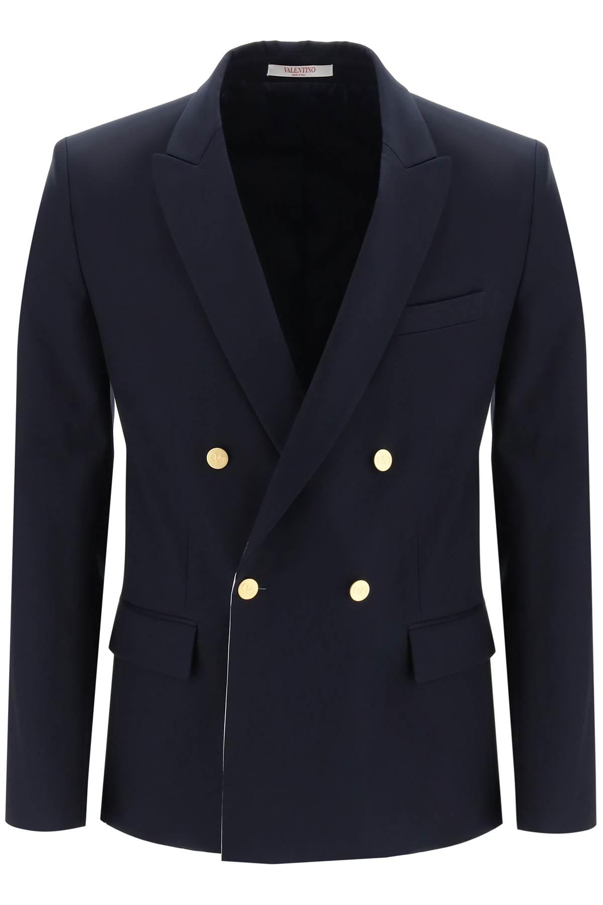 VALENTINO DROUBLE-BREASTED BLAZER WITH REAR VENTS