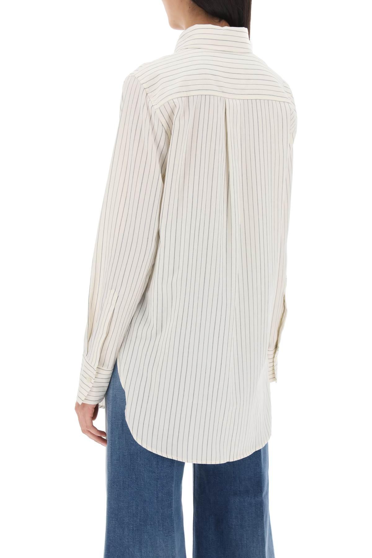 CLOSED Striped cotton-wool shirt